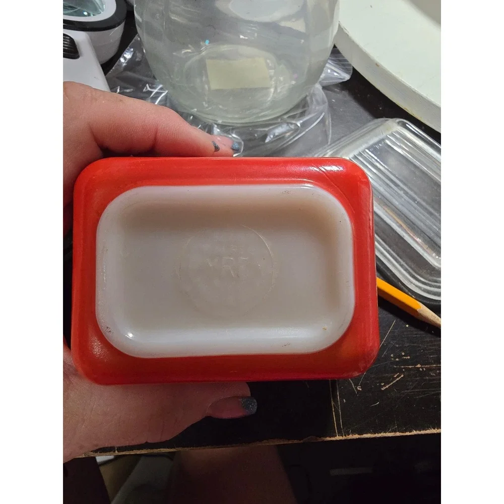 Pyrex vintage refrigerator